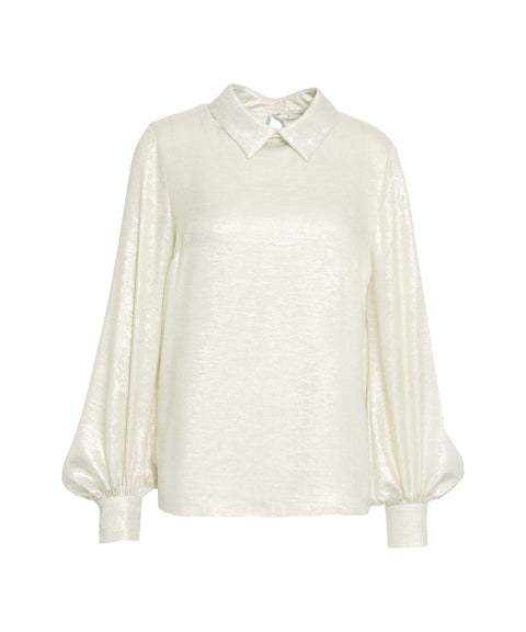 Bluse mit Glitzer-Finish