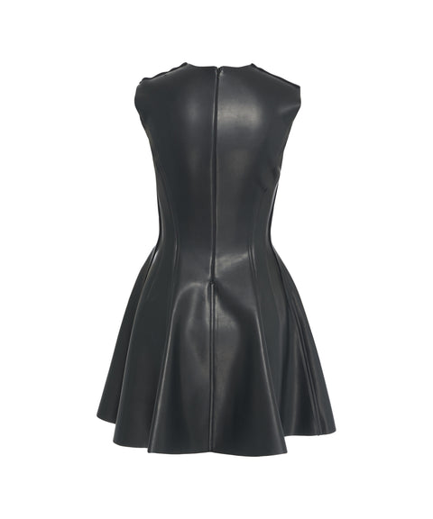 Minikleid aus Kunstleder