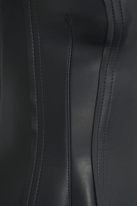 Minikleid aus Kunstleder