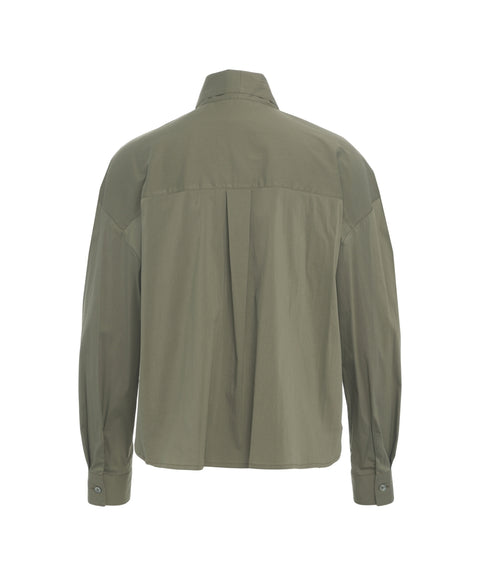 Bluse mit Schleifenkragen