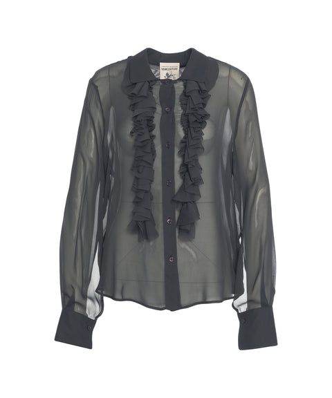 Blusa con rouches 'Alejandra'