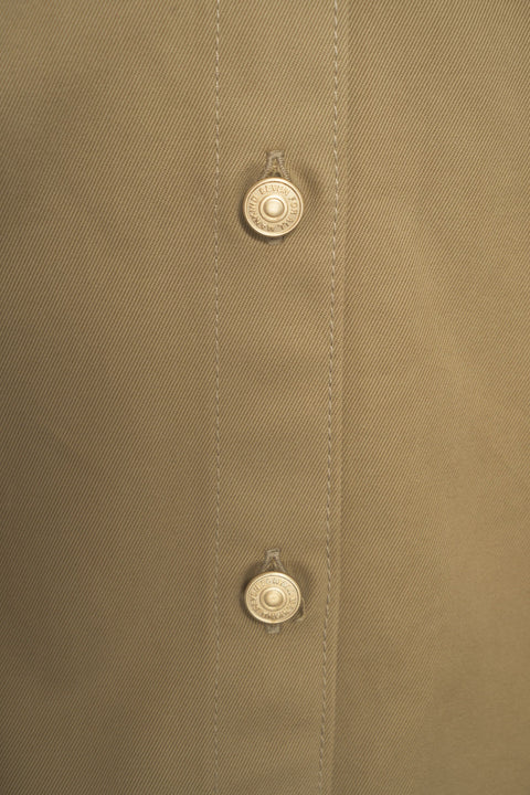 Overshirt mit Falten