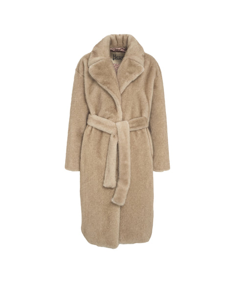 Cappotto in ecopelliccia