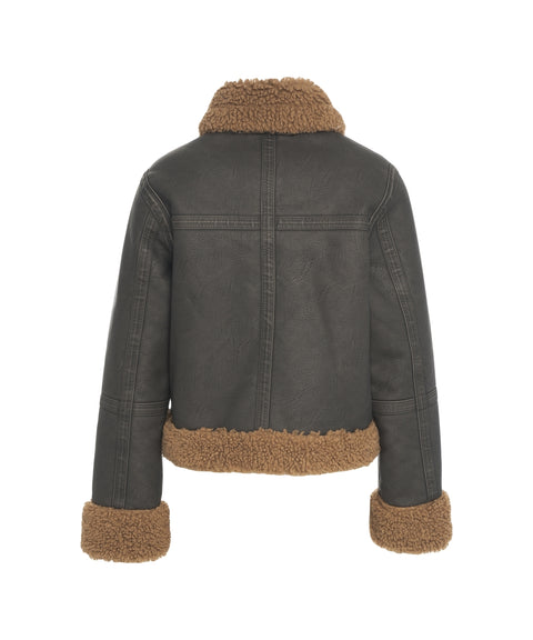 Giacca in ecopelle 'Lorelle'