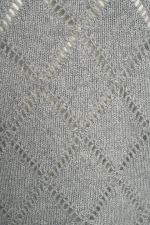 Dolcevita con dettagli traforati