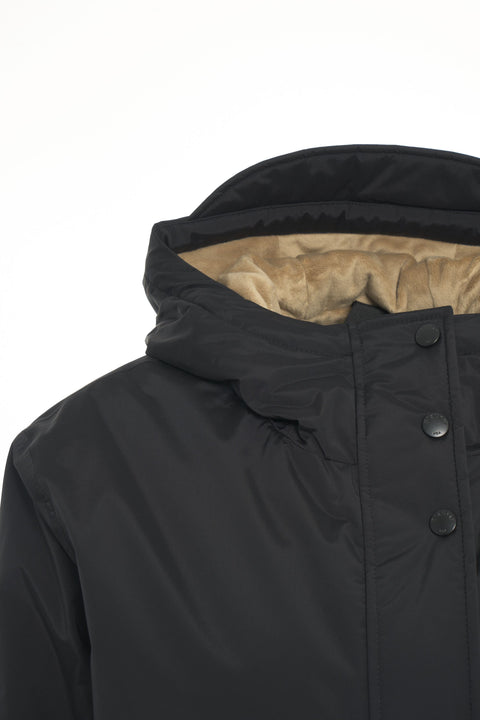 Parka con cappuccio