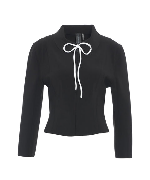 Jacket with bow detail