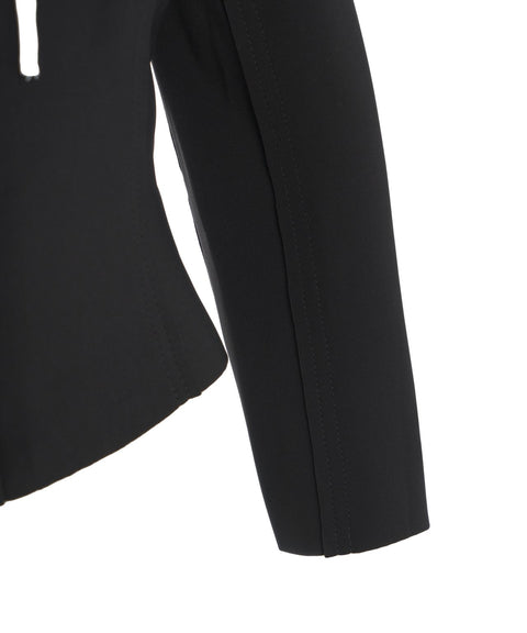 Jacket with bow detail