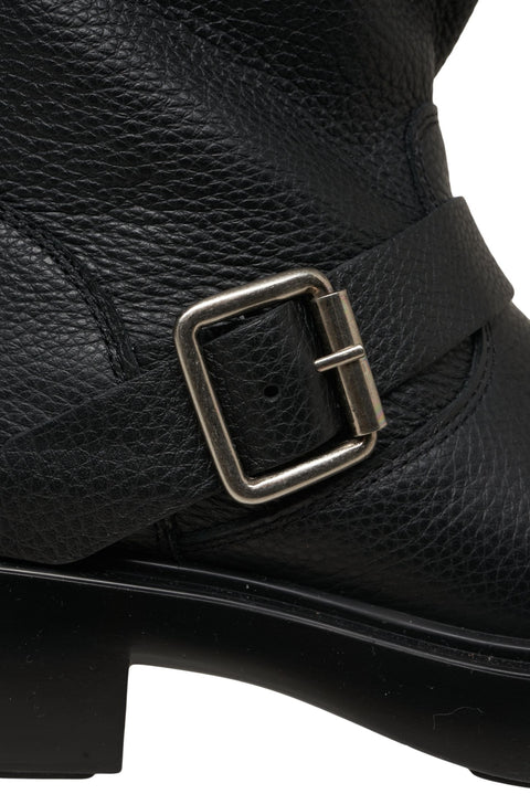 Stivali in pelle martellata 'Biker boots'