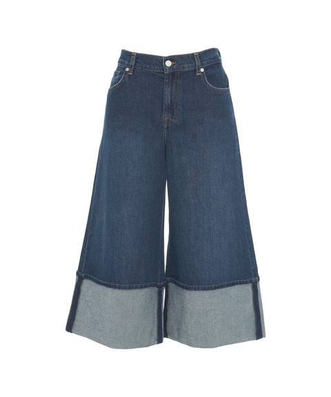 Jeans wide leg 'Culotte'