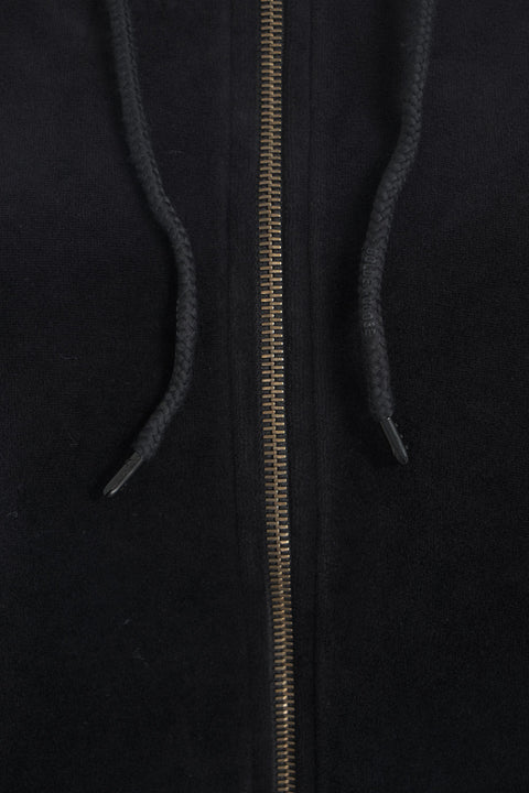 Felpa con cappuccio in ciniglia