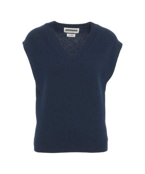 Gilet in cashmere 'Nikko'