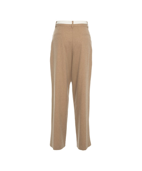 Pantaloni chino con pinces