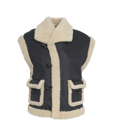 Gilet in montone 'Lurple'