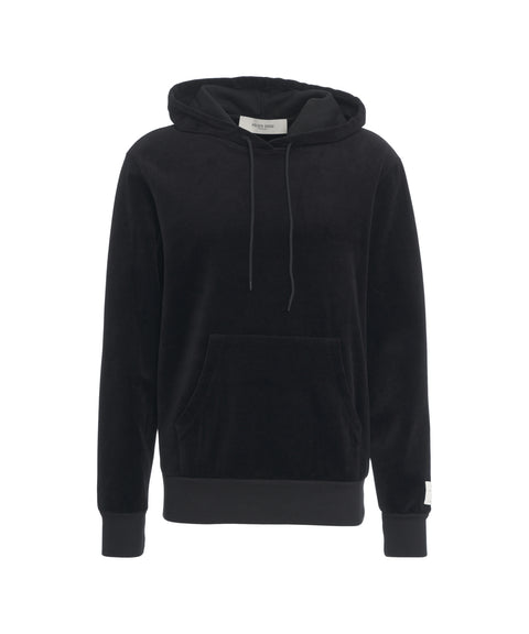 Felpa con cappuccio in ciniglia