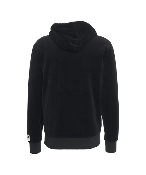 Felpa con cappuccio in ciniglia