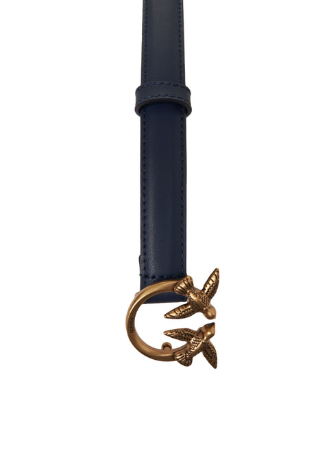 Ledergürtel mit Liebesschwalben