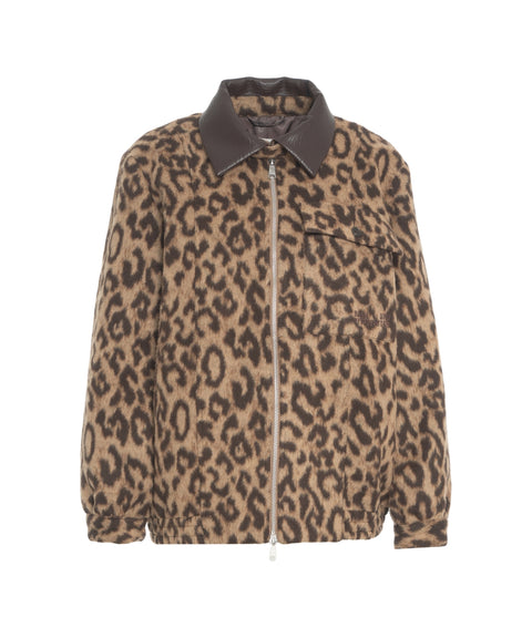 Giacca con stampa animalier 'Beline'
