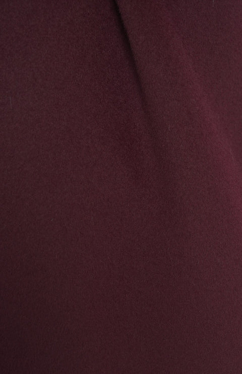 Mantella in lana con cintura