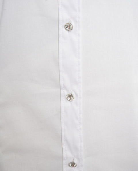 Blusa con colletto button-down