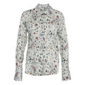 Blouse with floral print