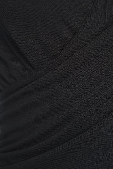 Drapiertes Langarmshirt