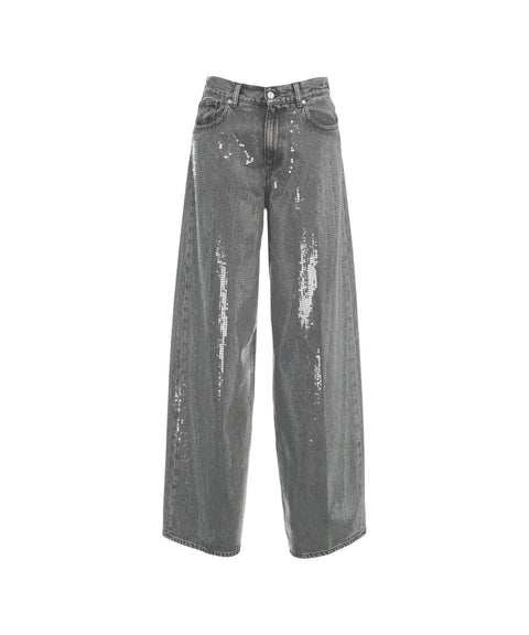 Jeans mit Pailletten 'Gea'