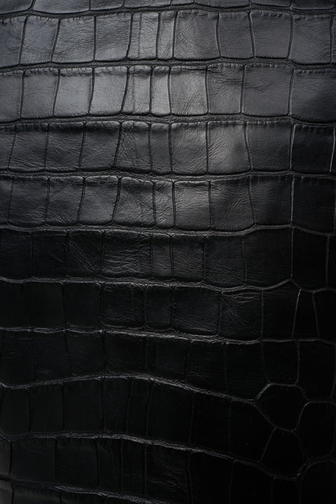 Stivali effetto coccodrillo