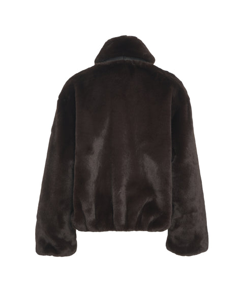 Giacca in ecopelliccia