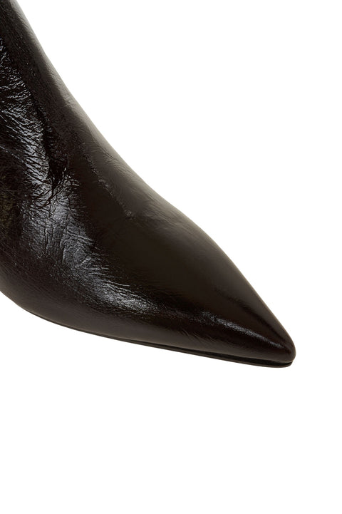 Stivaletti in pelle verniciata