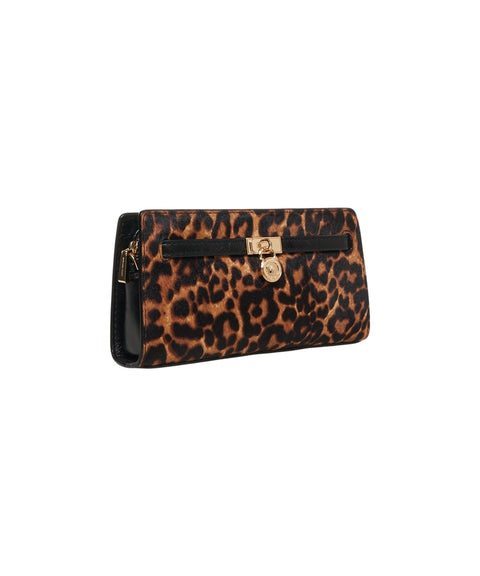 Clutch con stampa animalier