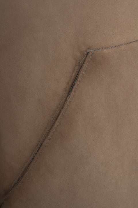 Kapuzenjacke aus Lammfell