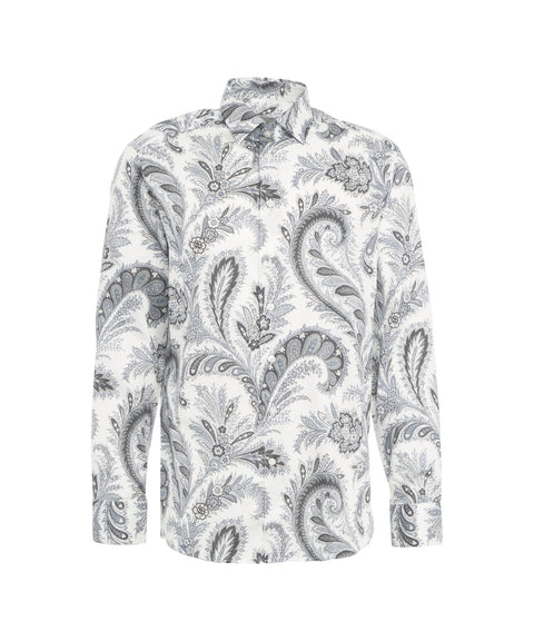 Camicia con motivo paisley