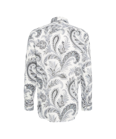 Camicia con motivo paisley