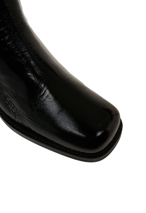 Stivali in pelle liscia