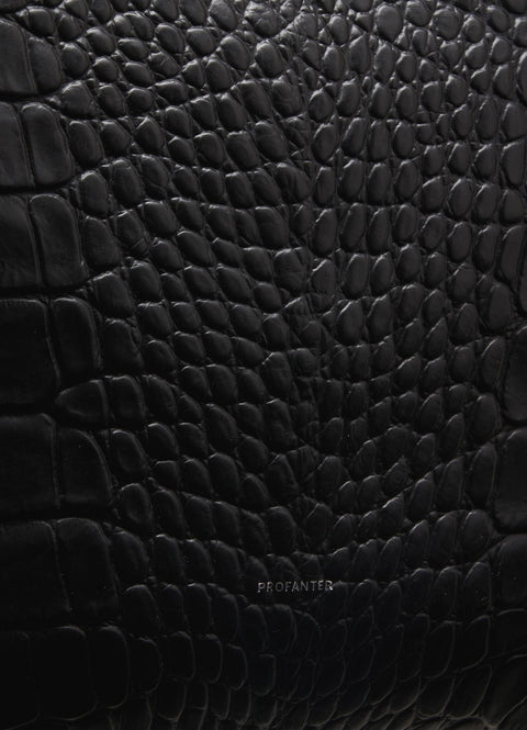 Schultertasche in Kroko-Optik 'Jade'