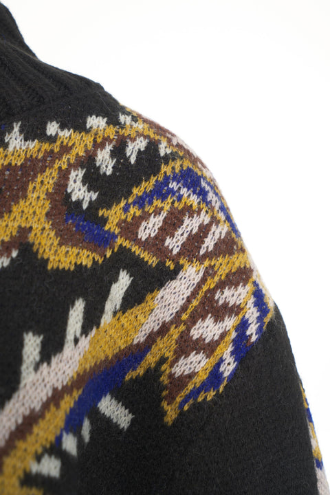 Maglione con stampa floreale