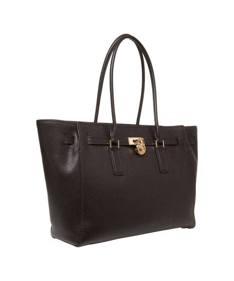 Shopper in pelle martellata