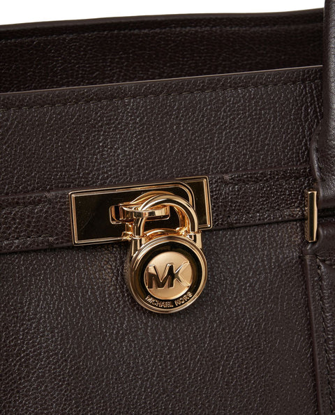 Shopper in pelle martellata