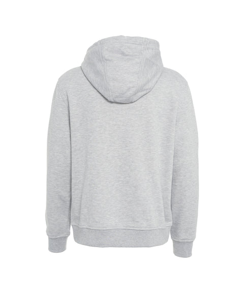 Felpa con cappuccio e ricamo logo