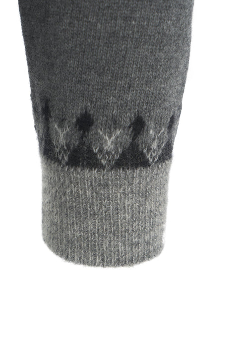 Felpa con cappuccio in maglia