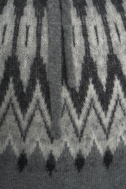 Felpa con cappuccio in maglia