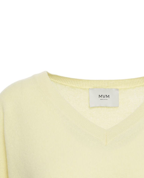 Maglione in cashmere con perle