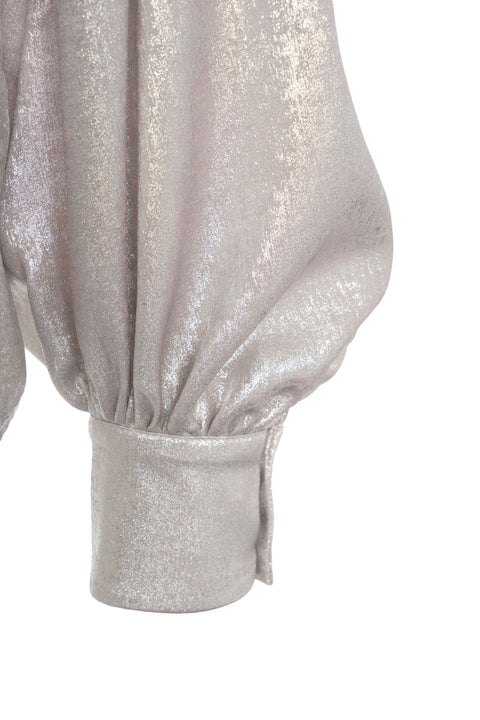 Bluse mit Glitzer-Finish