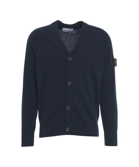 Strickjacke mit Logopatch