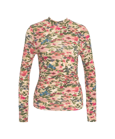 T-Shirt mit floralem Print