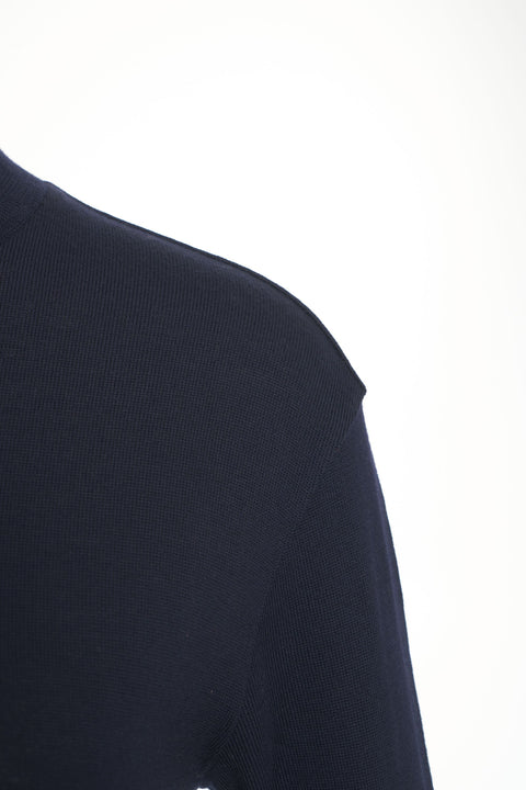 Abito maxi con collo alto