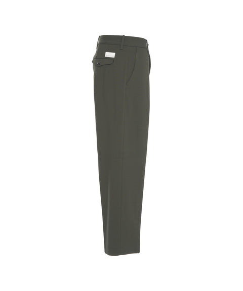 Pantaloni con pieghe stirate 'Meteorite'