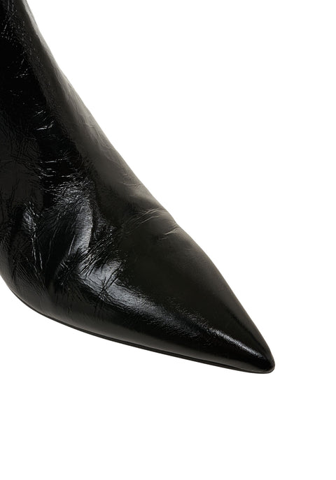 Stivaletti in pelle verniciata