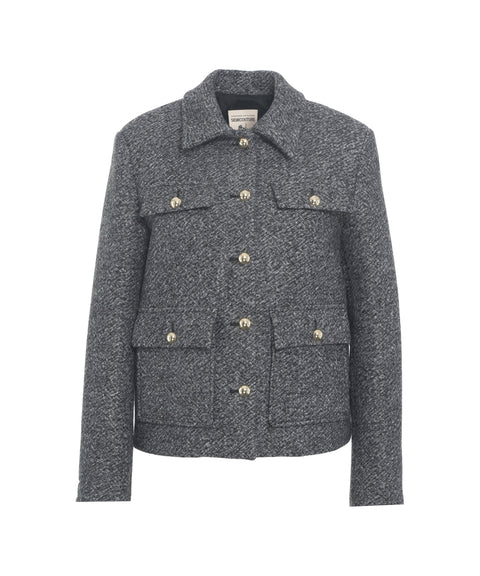 Giacca in lana vergine